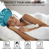 Bonnet Satin Sleeping Hat Hair Night Sleep Cap Head Cover Shower Caps for Bath and Sauna Bathing Shower Cap Bathroom Products