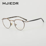 Top Quality Acetate Titanium Optical Glasses Frame Luxury Vintage Computer Eyeglasses Designer Ultra-Light  Eyewear