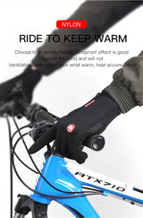 Hot Winter Gloves For Men Women Touchscreen Warm Outdoor Cycling Driving Motorcycle Cold Gloves Windproof Non-Slip Womens Gloves