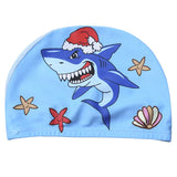 Children Cartoon Swimming Cap Kids Elastic Fabric Swiming Pool Water Sport Protect Ears Hat Swim Bathing Hats Caps Boys Girls