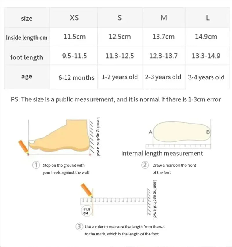 Baby Anti-slip Socks Newborn Warm Crib Floor Shoes with Rubber Sole for Children Boy Toddler Foot Girl Infant Cute Kids Slippers