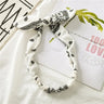 New Fashion Printing Rabbit Ear Knotted Elastic Hair Band Wide Girl Woman Hair Band Headband Hair Accessories Headdress
