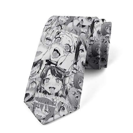 Anime cartoon printing men's tie unisex casual creative tie novelty unique accessories business gifts wedding shirt accessories