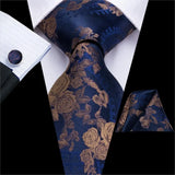 Hi-Tie Purple Solid Paisley Silk Wedding Tie for Men Novelty Design Handky cufflink Gift Men Tie Set Party Business Dropshipping