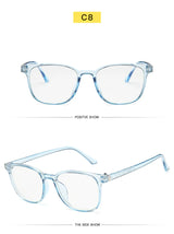 Transparent square Computer Glasses Frame Women Men Anti Blue Light round Eyewear Blocking Glasses Optical Spectacle Eyeglass