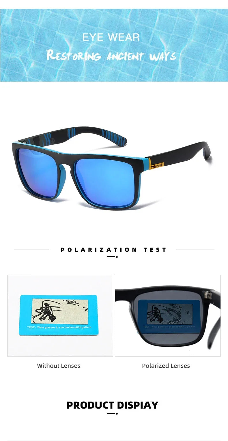 A pair fashion vintage polarized fashion glasses, retro driving fishing luxury fashion glasses, anti-glare eyewear eyepieces