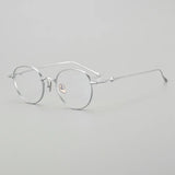 Korea Fashion Style Titanium Glasses Frames Luxury Designer Round ABA Eyeglasses Women Men Prescription Reading Eyewear