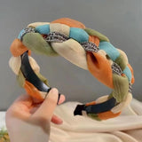 Girls Non-slip Headbands Braided Hair Bands Pearl Hair Bands Daily Hair Accessories Girls Hair Accessories