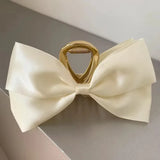 Korean Fashion Metal Bow Hair Claw Clip High Quality Simple Elegant Hair Clip Claw Clamp Headwear Girls Women Hair Accessories