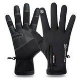 Outdoor Winter Gloves Motorcycle Gloves With Fleece Lined Touch Screen Snow Glove Waterproof Thermal Gloves For Riding