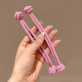 High Ponytail Rubber Bands Hair Band Elastic Head Rope For Women Korean Scrunchies Hair Tie Knotted Hair Ropes Hair Accessories