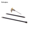 Gold Black Luxury Dragon Head Walking Stick with Hidden Plate Self Defense Fashion Cane Plate Cosplay Crosier Stick 93cm