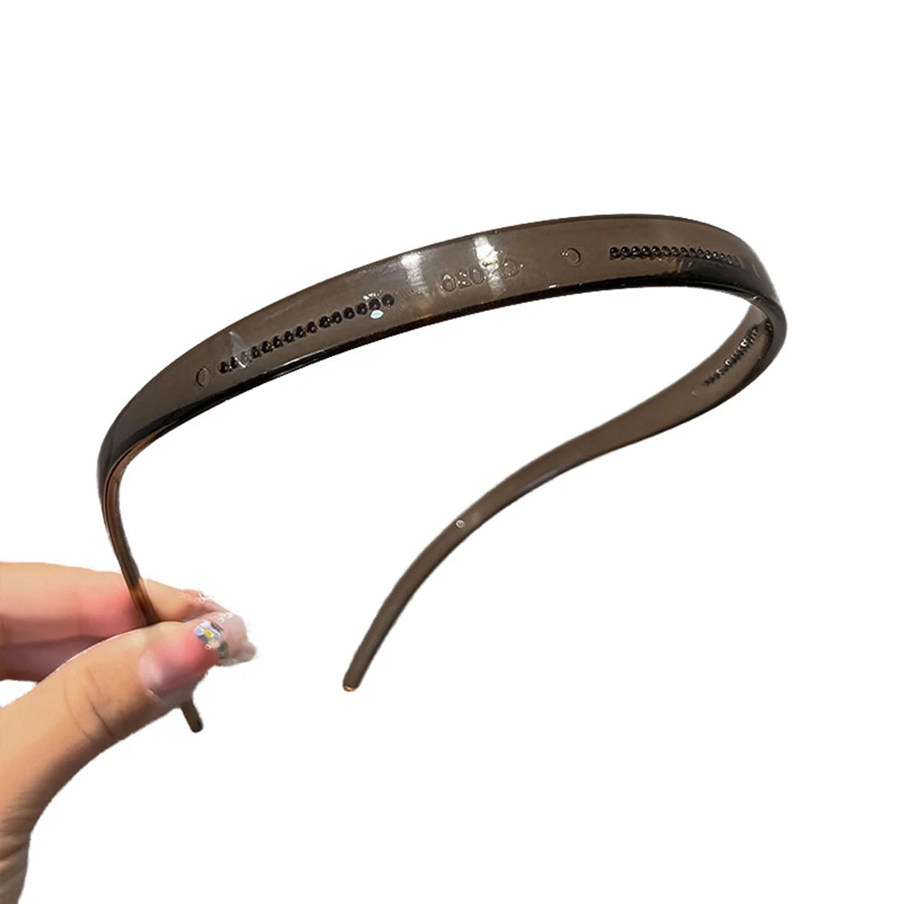 Toothed Headband Sunglasses Shaped Headband Transparent Non-slip Hair Hoop Hairstyle Fixing Tool Hair Accessories Hairband
