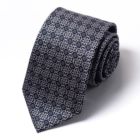 High-quality Wedding Ties For Men Fashion New Style Blue Strip Print Neckties Daily Office Apparel Accessories Gift For Man