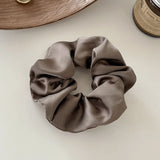 1pcs Women Silk Satin Scrunchies Korean Ladies Girls Korean Elastics Hair Band Ponytail Hold Hair Tie Satin Hair Accessories