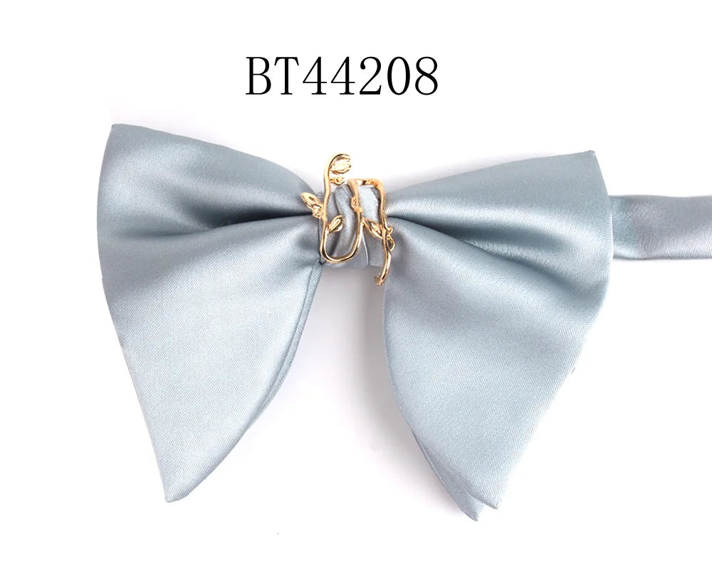 New Wedding Bowtie Casual Solid Bow tie For Men Women Adult Bow Ties Cravats Male Over Size Bow knot For Party Black Men Bowties