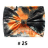 Tie Dye Headbands for Women Wide Turban Headwrap Knotted Vintage Hairbands Cotton Bandanas Bandage Headscarf Hair Accessories