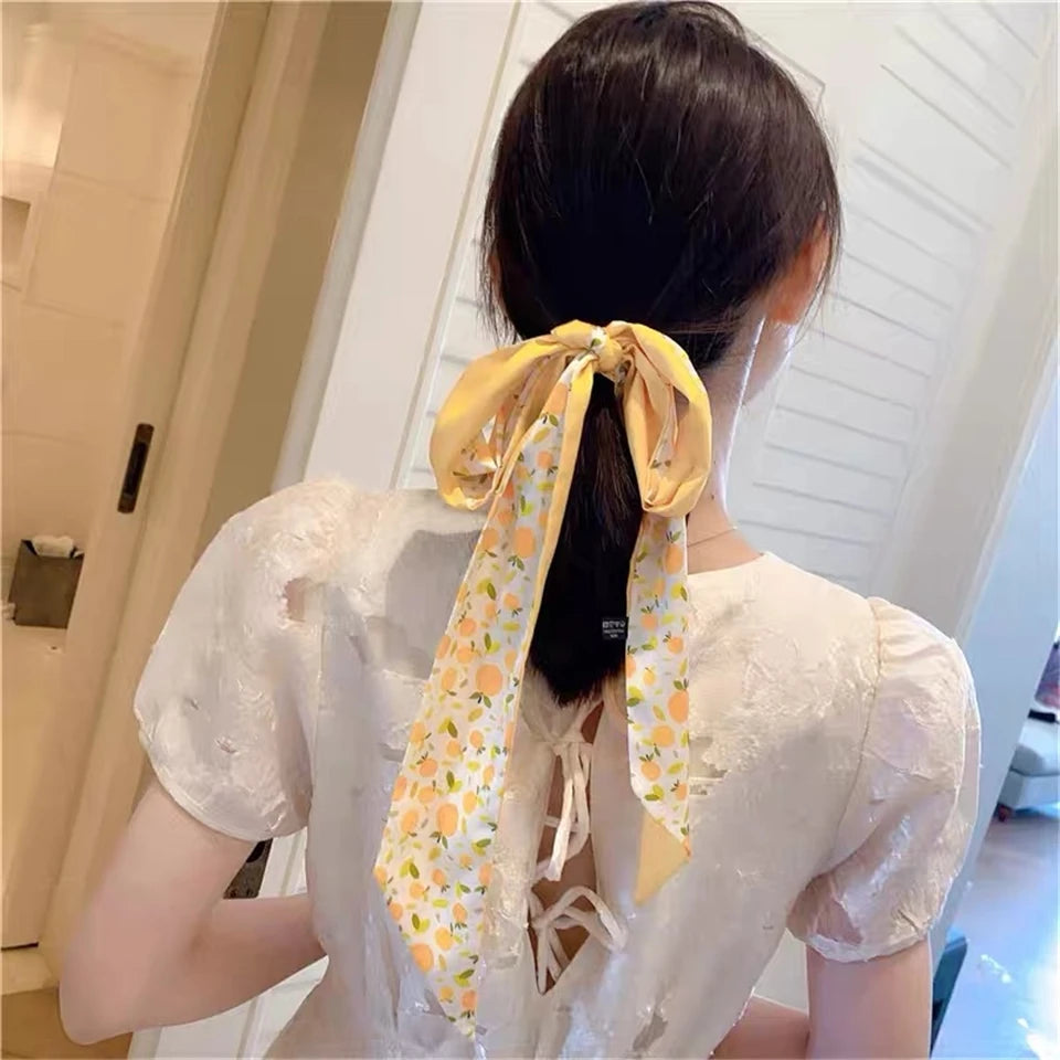 hair scarfs for ladies ropes ties headband ribbons for women scarves narrow long small scarf diy print satin bag wrist