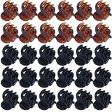 10Pcs/Lot Hair Claw Clips for Women 1.0 1.5cm Small Black Brown Transparent Plastic Mini Claws Kids Hair Styling Accessories