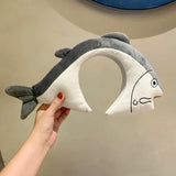Headband Cartoon Funny Capybara Hair Hoop Summer Women's Cute Face Wash Headband Funny Plush Hair Band Hair Accessories