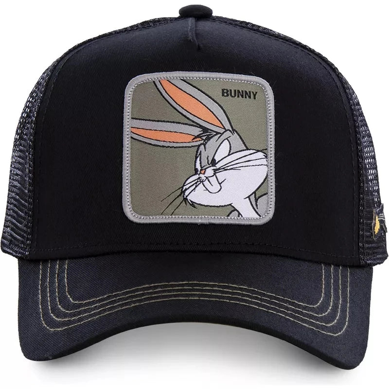 High Quality Brand Anime Cartoon Snapback Cotton Baseball Cap Men Women Hip Hop Dad Mesh Hat Trucker Hat Dropshipping