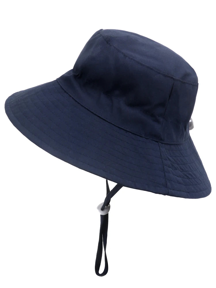 Chapeau de protection solaire en polyester pour enfants, tendance et tendance, idéal pour les sorties en plein air