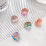 Fashion Shell Hair Claws Hairwear for Women Sweet Cute Mini Shark Clip Crab Clamps Hair Clips Claw Clip Trendy Hair Accessories