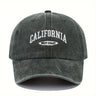 1PC Embroidered Baseball Cap On The West Coast Of California Vintage Style Pointed Hat Lightweight Hat Sun Resistant Sport Hat