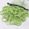 50PCS Macaron Rubber Band Hairband Headband High Elastic Durable Hair Ring Tied High Ponytail Women's Kids Hair Headwear
