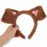 Cartoon Dog Ear Headbands Puppy Ears Hairband Lightweight Fun Accessory Birthday Costume Props Doggy Headwear