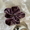 Newest Winter Woman Large Velvet Scrunchies Elastics Hair Band Solid Color Hair Ties Ladies Ponytail Holder Hair Accessories