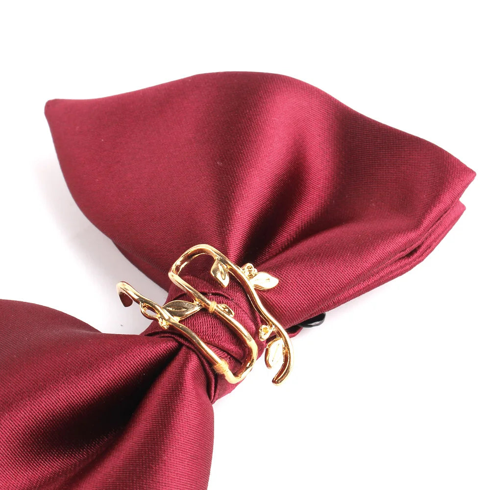 New Wedding Bowtie Casual Solid Bow tie For Men Women Adult Bow Ties Cravats Male Over Size Bow knot For Party Black Men Bowties