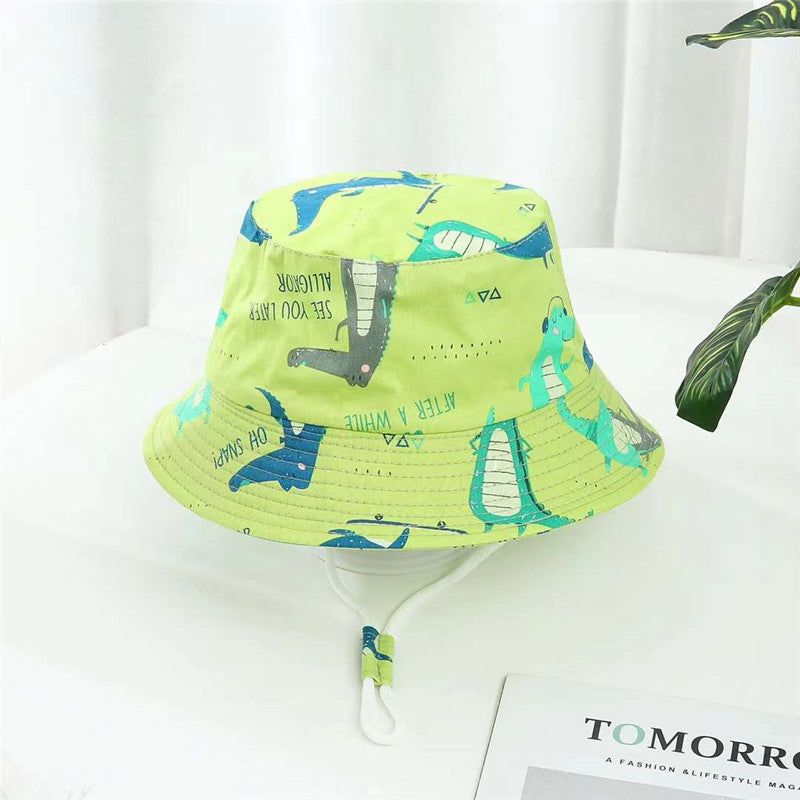 Summer Panama Baby Girls Hat Autumn Cartoon Boys Fisherman Hat Baby Sun Hat Outdoor UV Bucket Hat for Kids Toddler Bonnets