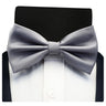 GUSLESON Silk Solid Pre-tied Bow Tie for Men Purple Black Yellow Double Fold Bow ties Waterproof Wedding Business Bowtie