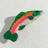 Creative Funny Acetate Tortoise Sturgeon Fish Shark Hairpin Oversize Marine Animal Barrettes Thick Hair Clip Claw Accessories