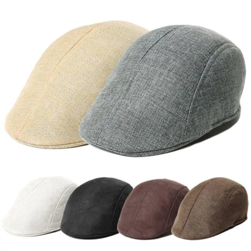Autumn Winter Women Men Cap Hats Berets British Western Style Wool Advanced Flat Cap Classic Vintage Beret Cap New