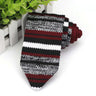 Classic 7CM Mens Ties Knitted Tie Stripes Solid Formal Bridegroom Wedding Business Knit Necktie Neck tie Accessories