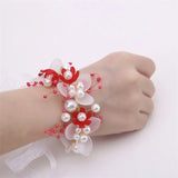 Elegant Girls Headband Imitated Pearl Hair Headdress Baby GirlsFlower Wreath Bride Garland Head Hoop Wedding Headbands Hair