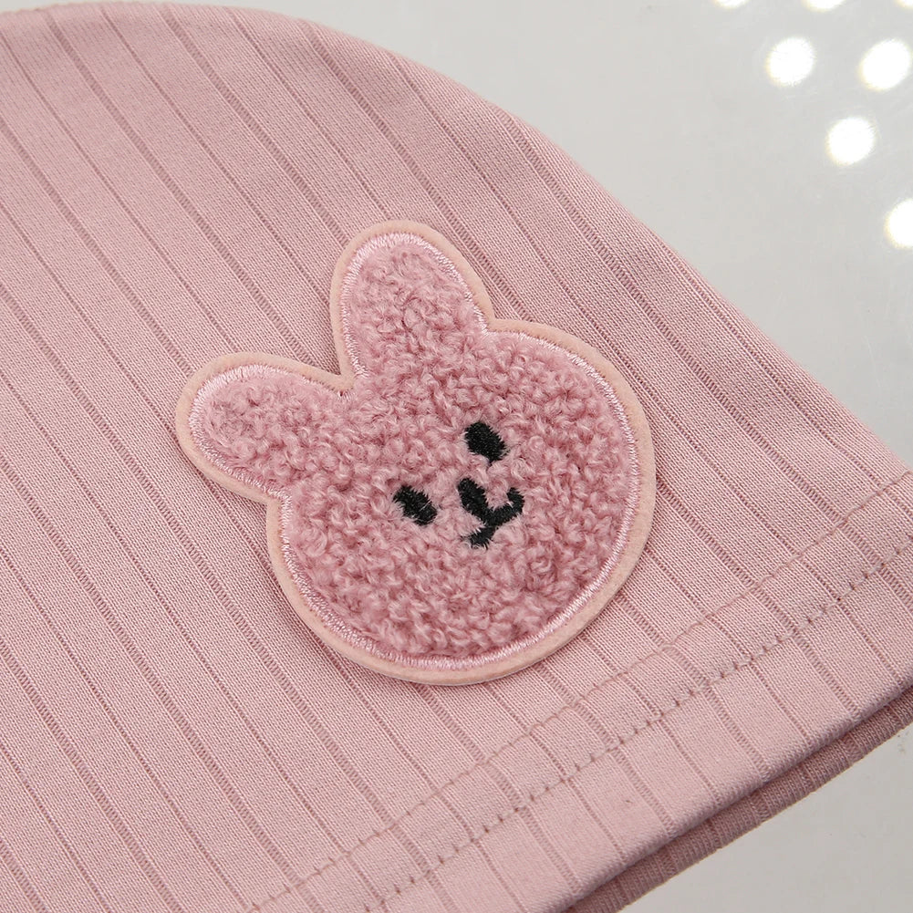 Newborn Baby Turban Hats Spring Autumn Models 0-6 Months Boys Girls 95% Cotton Fetal Hopstial Caps Infant Beanies Accessories