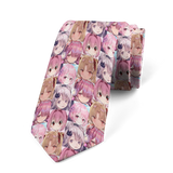 Anime cartoon printing men's tie unisex casual creative tie novelty unique accessories business gifts wedding shirt accessories