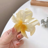 Fashion Egg Flower Hair Clips for Women Bohemia Style Flower Large Hair Claw Hairpin Beach Vacation Girls Hair Accessories