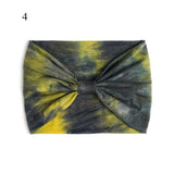 Bohemian Wide Stretch Headbands Multi-color Tie-dyed Yoga Sweatband Turban Head Wrap Bandana Women Hair Accessories Wholesale