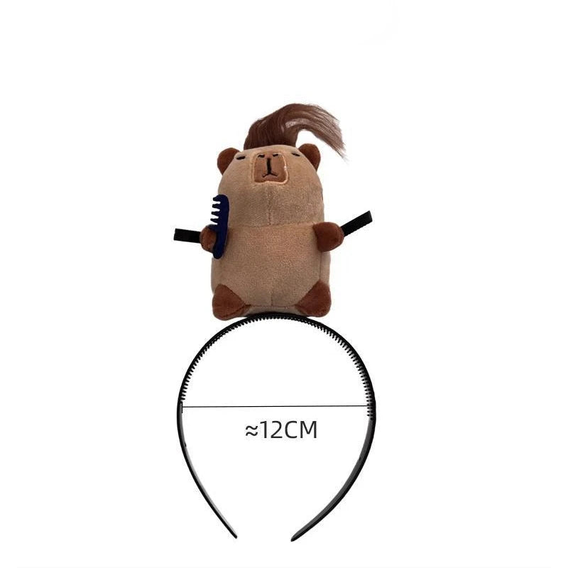 Ratatouille Hairband Cute Headband Kawaii Plush Hair Accessory Color Doll Wide-Brimmed Hairpin Creativity Headdress Gift