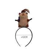Ratatouille Hairband Cute Headband Kawaii Plush Hair Accessory Color Doll Wide-Brimmed Hairpin Creativity Headdress Gift