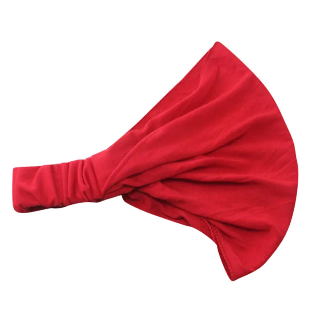 Wide Elastic Headband Hairband Pilates Yoga Fitness Running Cycling Sweatband Turban Makeup Hair Hoop Makeup Headwrap For Women