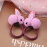 Hair Accessories Girls Ties Elastique Cheveux Fille Gomas Elasticas Furry Korean Kinder Kleding Rabbit Ears Scrunchie Headbands
