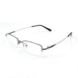 Titanium Metal Alloy flexible Half-rim optical eye glasses frames spectacle frame points prescription eyeglasses oculos de grau