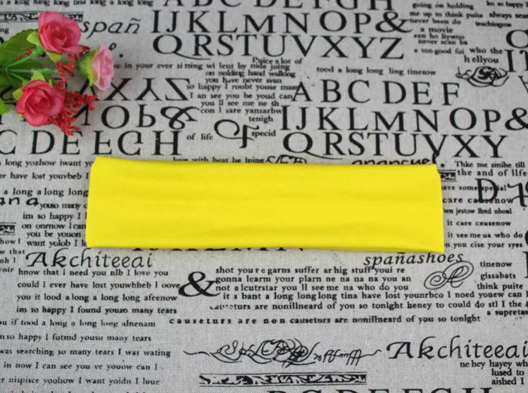 Fashion Sports Headbands for Women Solid Elastic Hair Bands Running Fitness Yoga Hair Bands Stretch Makeup Hair Accessories Hot