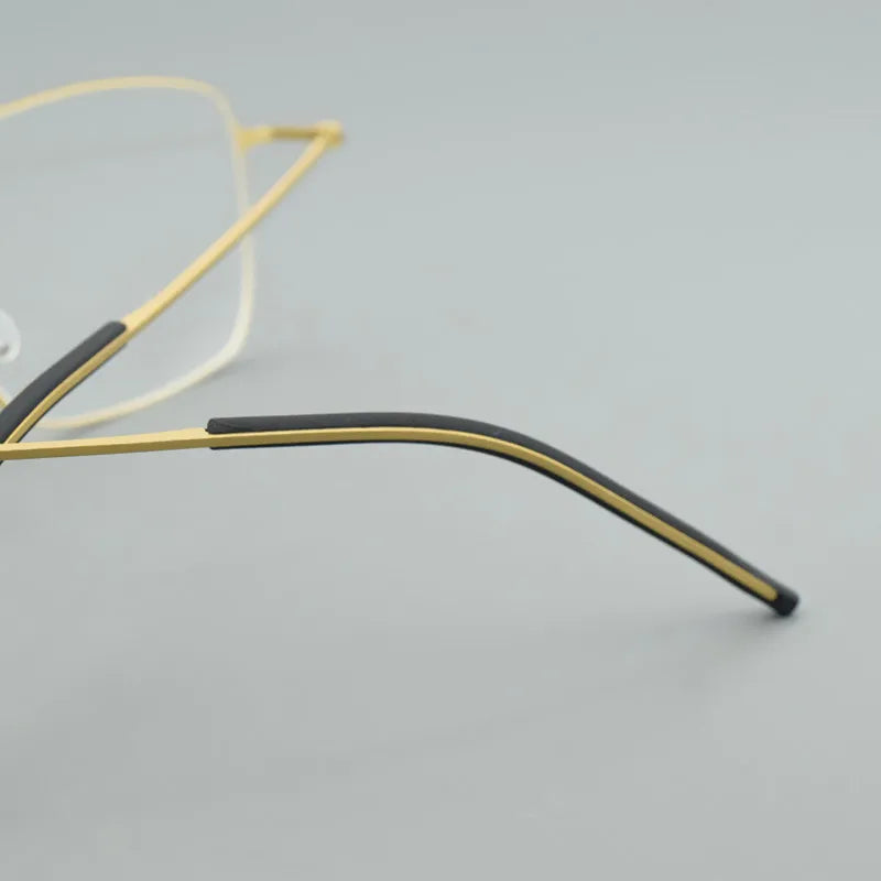 pure Titanium Glasses Frame for Men women 5508 Vintage square Myopia Prescription Eyeglasses Frames 2024 Optical Korean Eyewear