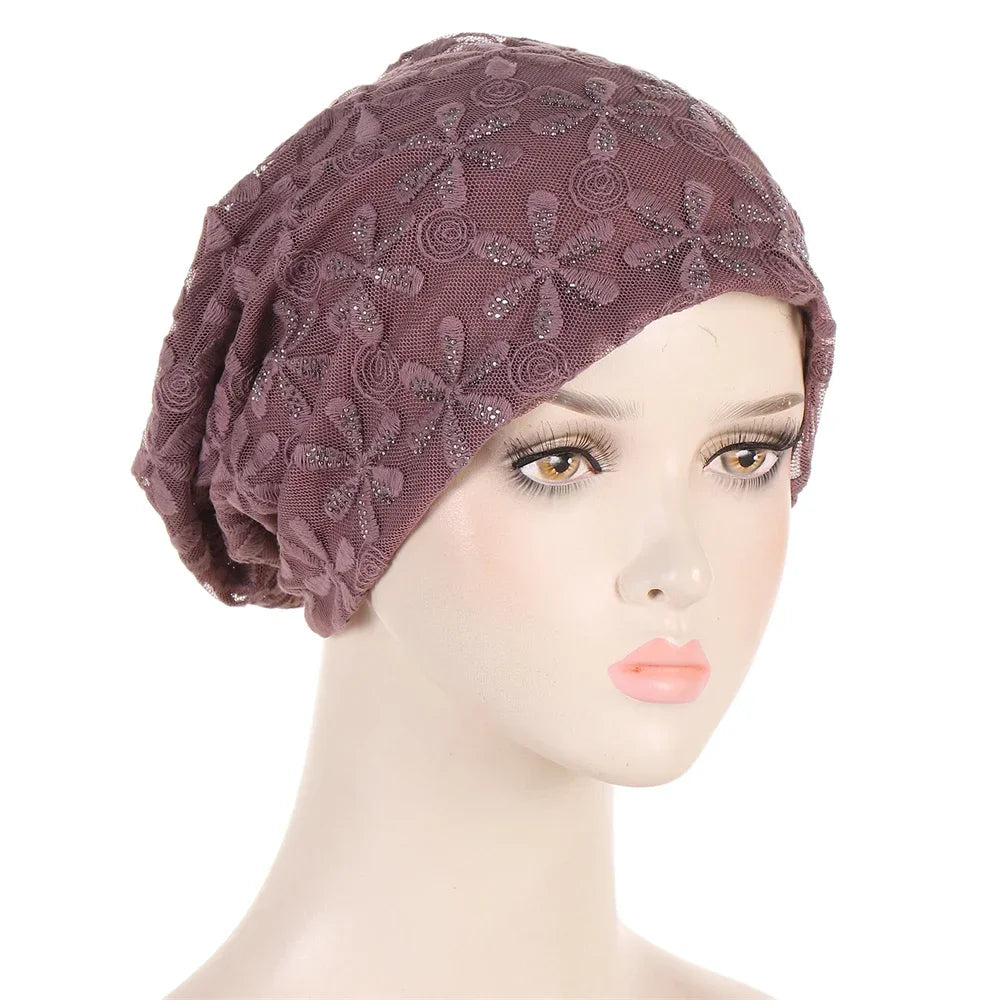Women Men Sleeping Hat Baggy Beanie Satin Lined Night Unisex Sleep Cap Hair Care Bonnet Hair Loss Nightcap Pullover Hat Headwear